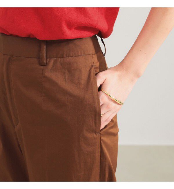 Demi-Luxe BEAMS 「AK+1 / コットン ストレッチ パンツ」|チノ|