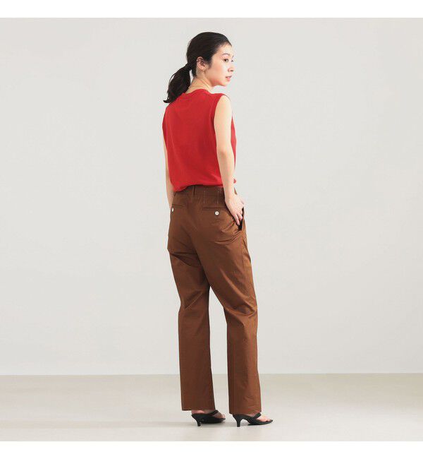 Demi-Luxe BEAMS 「AK+1 / コットン ストレッチ パンツ」|チノ|