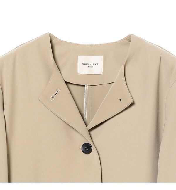 Demi-Luxe BEAMS 「クロップド クルーネック ジャケット」|ダッフルコート|