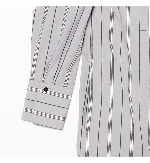 Demi-Luxe BEAMS 「ストライプ シャツ ワンピース」|ワンピース|