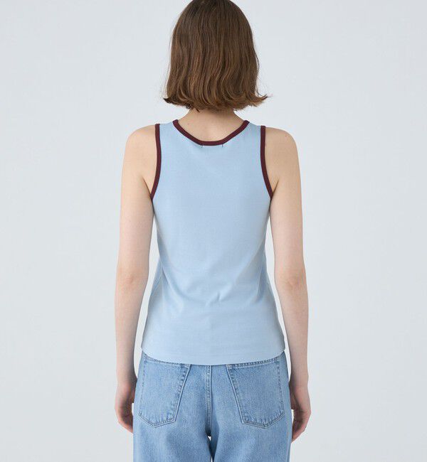 MACPHEE「コットンジャージ トリムタンクトップ」|タンクトップ|
