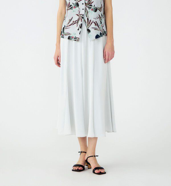 Ballsey「ライトウェイトサテン マーメイドスカート」|フレア|