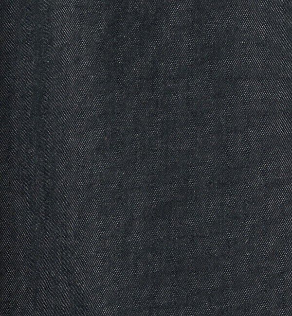 GALERIE VIE「コットンダンガリー エプロン付きイージーパンツ」|デニム|