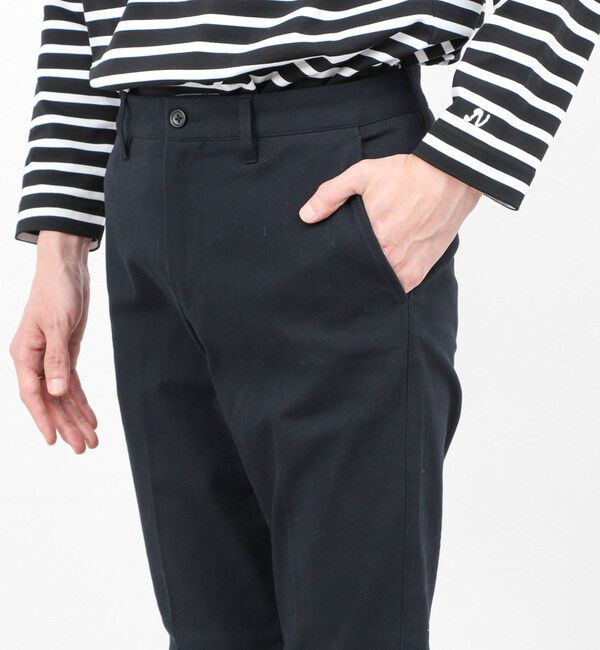 NOLLEY'S goodman「コットンカルゼ裏微起毛ストレッチスリムフィット 25AW」|チノ|