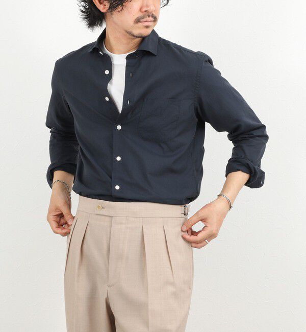 NOLLEY'S goodman「《ビジカジ対応》カッタウェイシャツ 26SS」|シャツ・ブラウス|