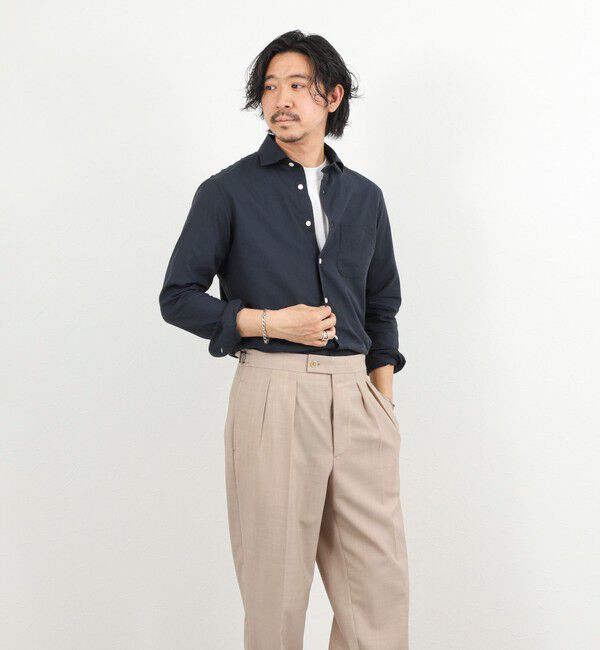 NOLLEY'S goodman「《ビジカジ対応》カッタウェイシャツ 26SS」|シャツ・ブラウス|