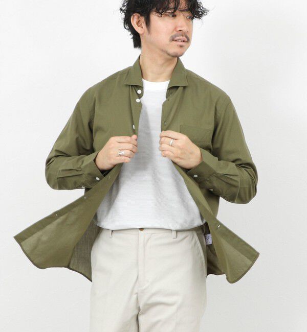 NOLLEY'S goodman「《ビジカジ対応》カッタウェイシャツ 26SS」|シャツ・ブラウス|