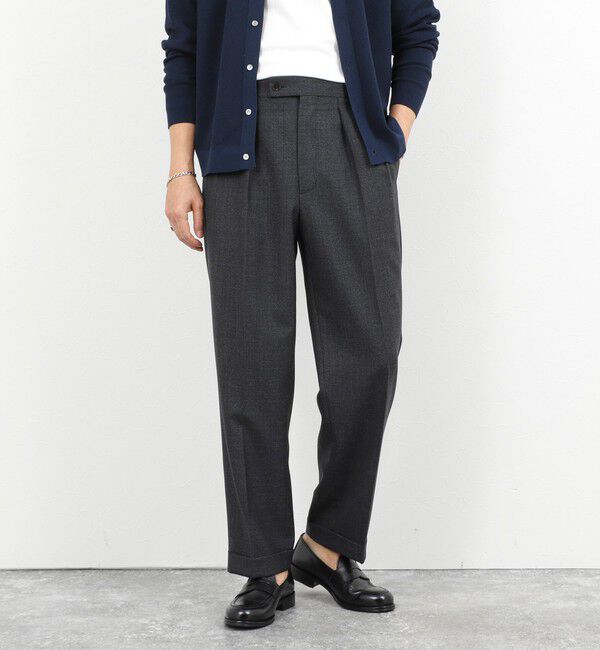 NOLLEY'S goodman「ウォッシャブルウールワイドスラックス 26SS」|スラックス|