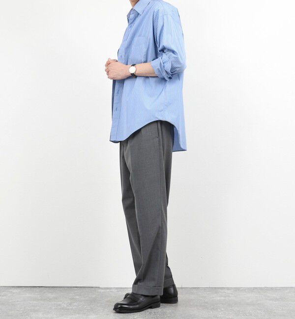 NOLLEY'S goodman「ウォッシャブルウールワイドスラックス 26SS」|スラックス|