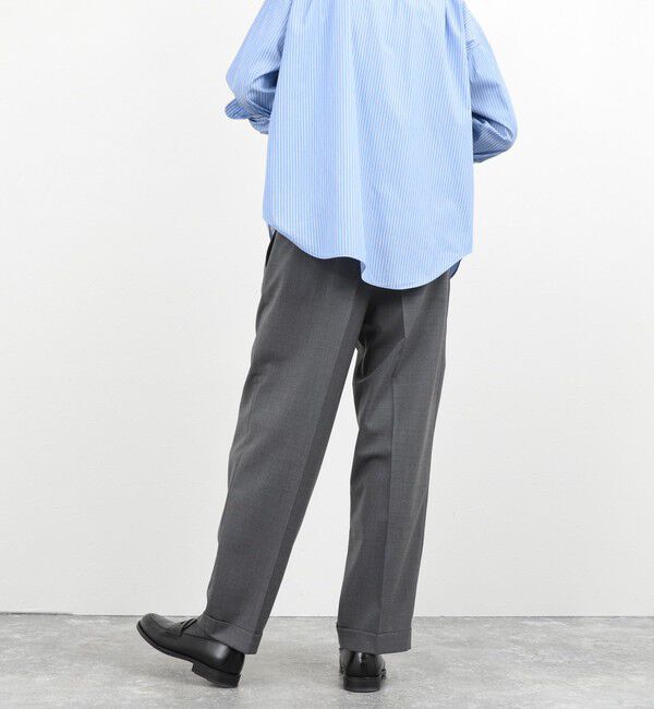 NOLLEY'S goodman「ウォッシャブルウールワイドスラックス 26SS」|スラックス|