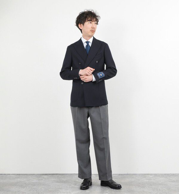 NOLLEY'S goodman「ウォッシャブルウールワイドスラックス 26SS」|スラックス|