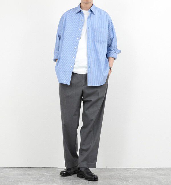 NOLLEY'S goodman「ウォッシャブルウールワイドスラックス 26SS」|スラックス|