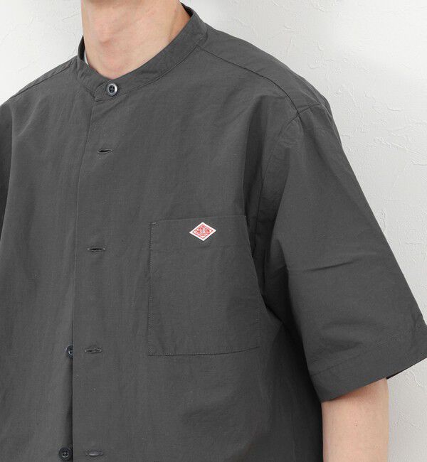 NOLLEY'S goodman「【DANTON/ダントン】BAND COLLAR SHIRT SS 26SS（DT-JD3788 SCL）」|シャツ・ブラウス|