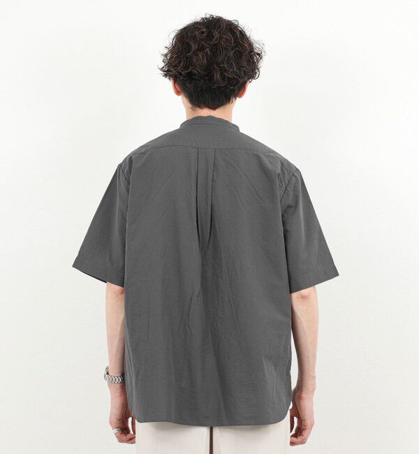 NOLLEY'S goodman「【DANTON/ダントン】BAND COLLAR SHIRT SS 26SS（DT-JD3788 SCL）」|シャツ・ブラウス|