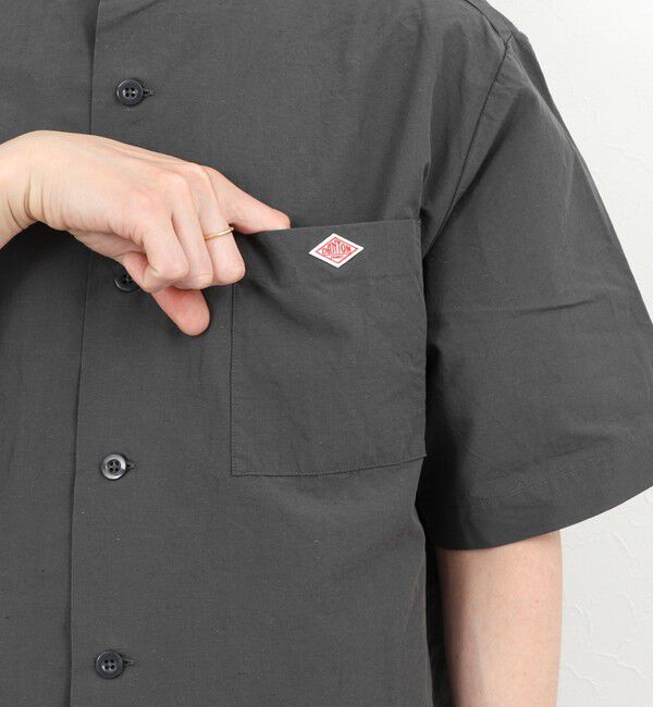 NOLLEY'S goodman「【DANTON/ダントン】BAND COLLAR SHIRT SS 26SS（DT-JD3788 SCL）」|シャツ・ブラウス|