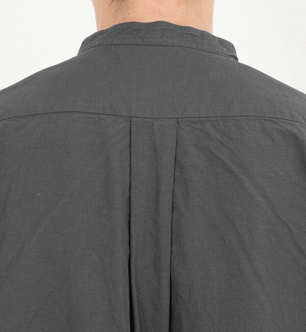 NOLLEY'S goodman「【DANTON/ダントン】BAND COLLAR SHIRT SS 26SS（DT-JD3788 SCL）」|シャツ・ブラウス|