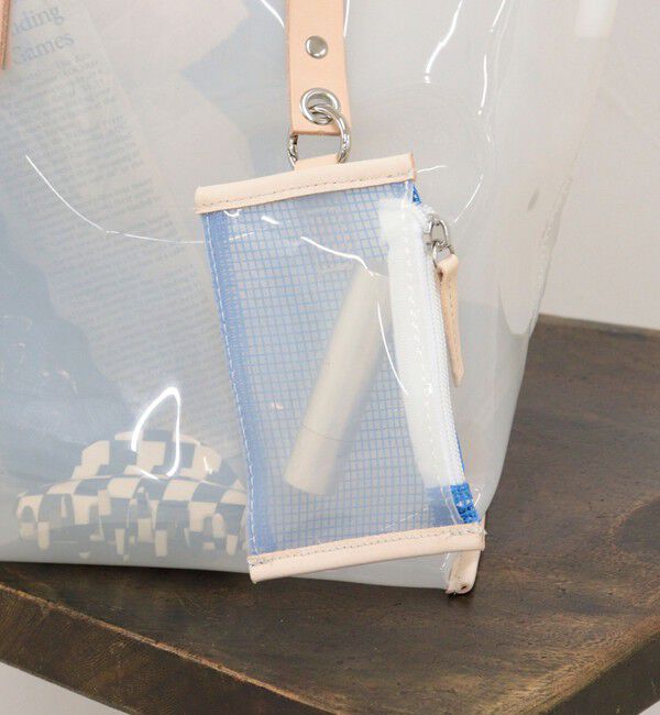 fredy emue「レザーハンドルクリアカラートート」|トートバッグ|