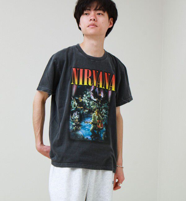 GLOSTER「【GOOD ROCK SPEED】NIRVANA / ニルヴァーナ グラフィックTシャツ」|Tシャツ・カットソー|
