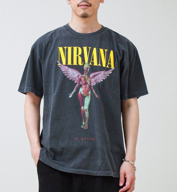 GLOSTER「【GOOD ROCK SPEED】NIRVANA / ニルヴァーナ グラフィックTシャツ」|Tシャツ・カットソー|
