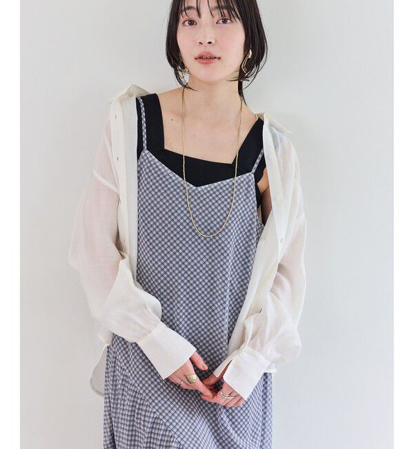 VIS「チェック＆シアーオーバーシャツ」|シャツ・ブラウス|