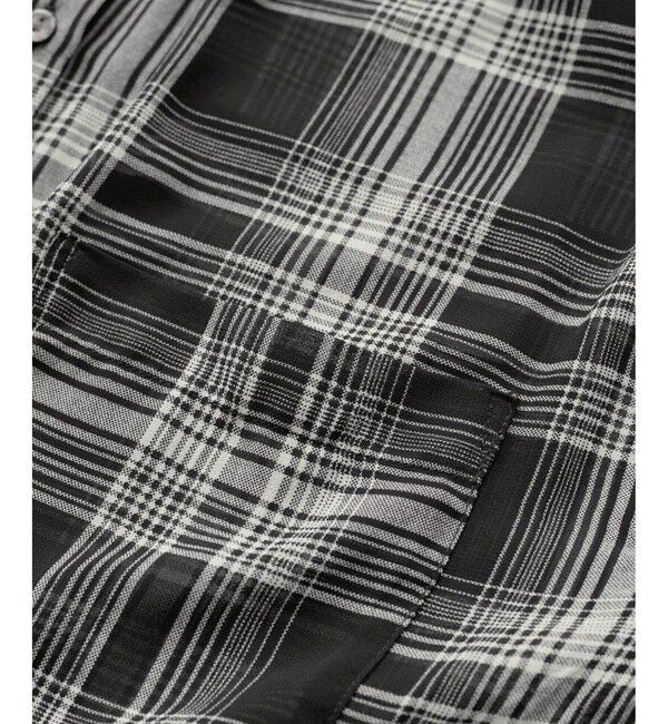 VIS「チェック＆シアーオーバーシャツ」|シャツ・ブラウス|