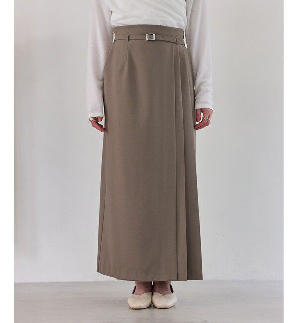 VIS「アシンメトリープリーツスカート」|スカート|