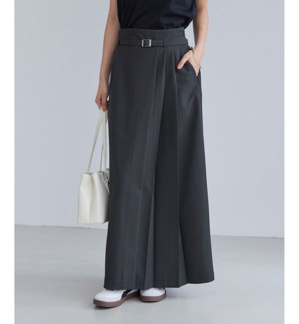 VIS「アシンメトリープリーツスカート」|スカート|