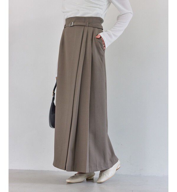 VIS「アシンメトリープリーツスカート」|スカート|