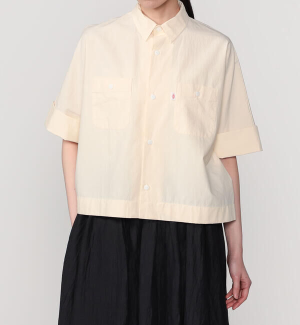 DANTON「DANTON | コットンポプリン ドルマンワークシャツ WOMEN」|シャツ・ブラウス|