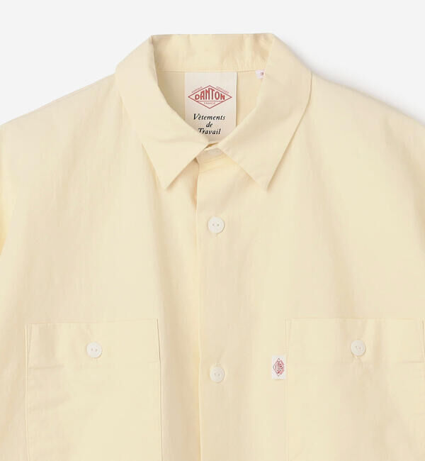 DANTON「DANTON | コットンポプリン ドルマンワークシャツ WOMEN」|シャツ・ブラウス|