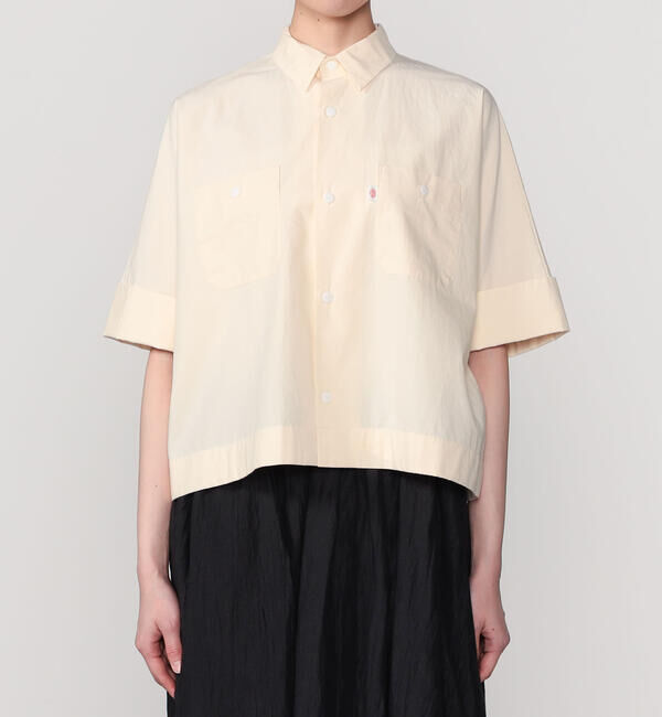 DANTON「DANTON | コットンポプリン ドルマンワークシャツ WOMEN」|シャツ・ブラウス|