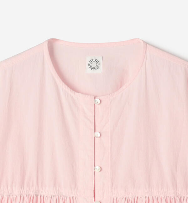 ORCIVAL「ORCIVAL | コットンポプリン ギャザー長袖シャツ WOMEN」|シャツ・ブラウス|