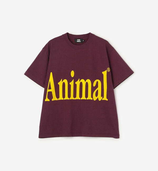  「STUDIO WEAREALLANIMALS | Animals Letter 半袖Tシャツ WOMEN」|Tシャツ・カットソー|