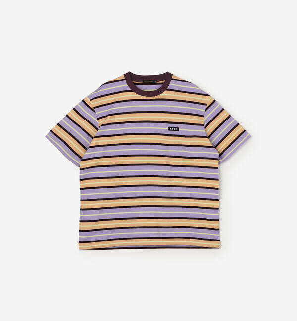  「SCYE BASICS | コットン 鹿の子ボーダーTシャツ MEN」|Tシャツ・カットソー|