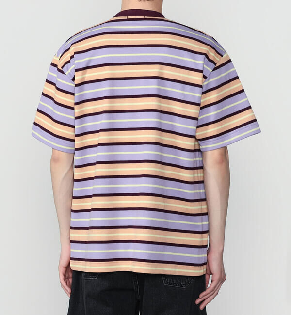  「SCYE BASICS | コットン 鹿の子ボーダーTシャツ MEN」|Tシャツ・カットソー|