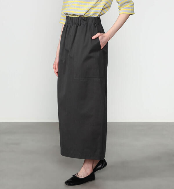 「nicholson & nicholson | チノ ロングスカート WOMEN」|スカート|