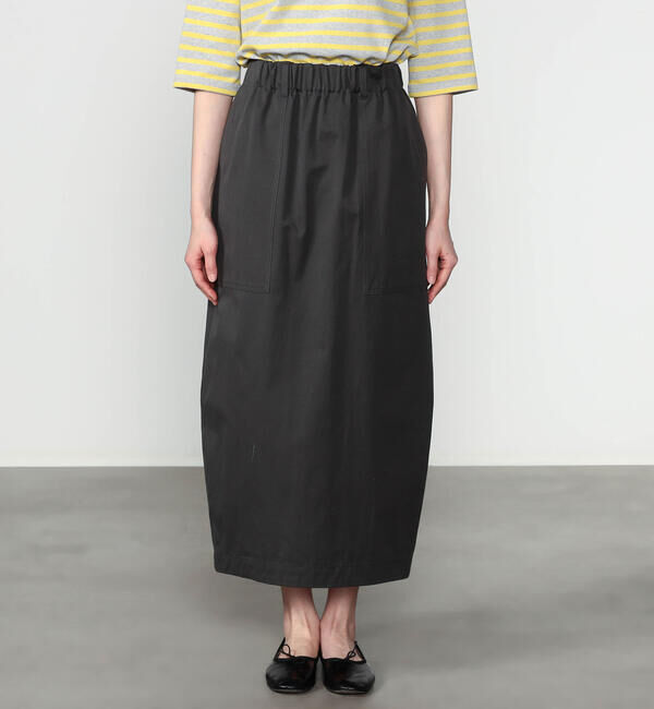  「nicholson & nicholson | チノ ロングスカート WOMEN」|スカート|