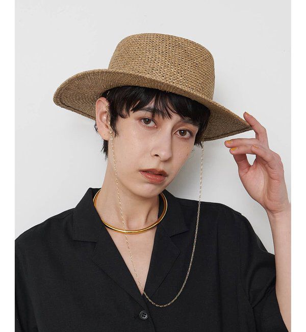 THE PAUSE「【THE PAUSE】チェーンHAT」|ハット|