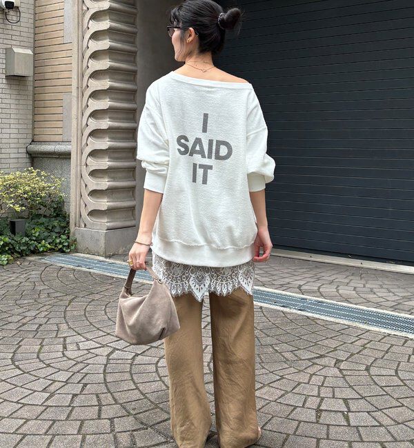  「【インフルエンサーOKOCHI企画】リバーシブルロゴスウェット」|Tシャツ・カットソー|