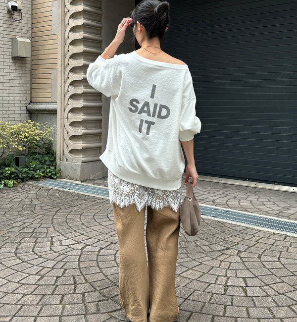  「【インフルエンサーOKOCHI企画】リバーシブルロゴスウェット」|Tシャツ・カットソー|