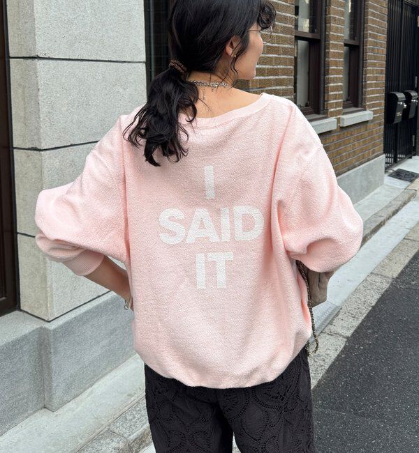  「【インフルエンサーOKOCHI企画】リバーシブルロゴスウェット」|Tシャツ・カットソー|