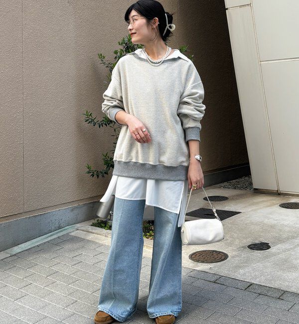  「【インフルエンサーOKOCHI企画】リバーシブルロゴスウェット」|Tシャツ・カットソー|