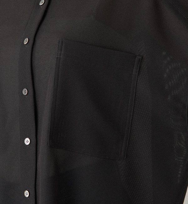  「予約【上品な透け感】メッシュドルマンシャツ」|シャツ・ブラウス|