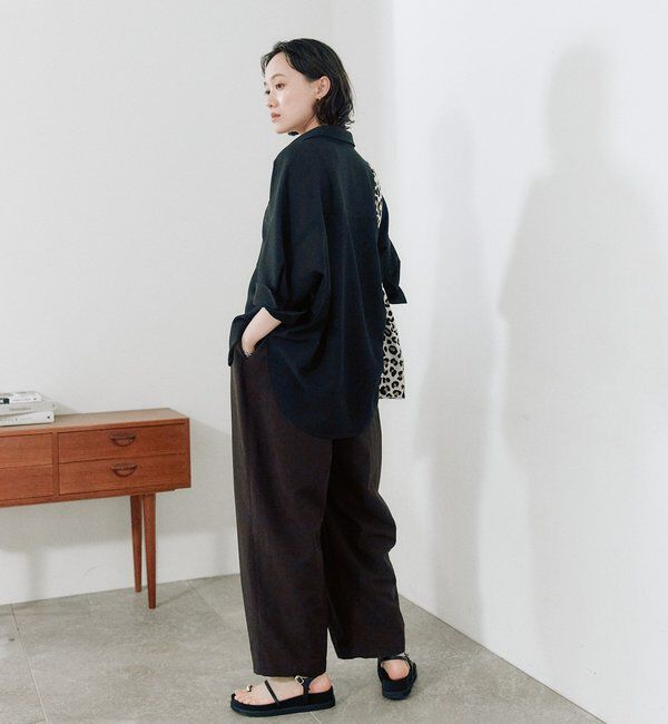  「予約【上品な透け感】メッシュドルマンシャツ」|シャツ・ブラウス|