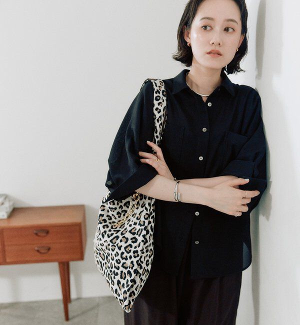  「予約【上品な透け感】メッシュドルマンシャツ」|シャツ・ブラウス|