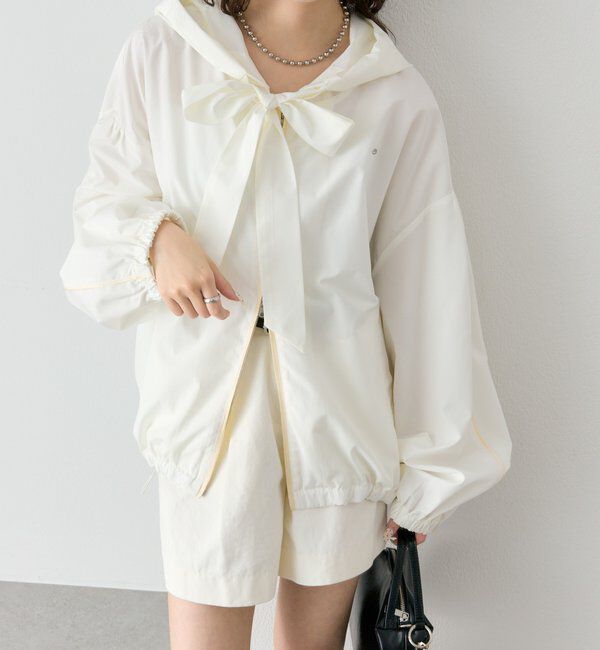  「ボウタイフーディブルゾン」|ブルゾン・スタジャン|