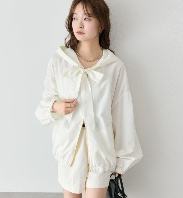  「ボウタイフーディブルゾン」|ブルゾン・スタジャン|