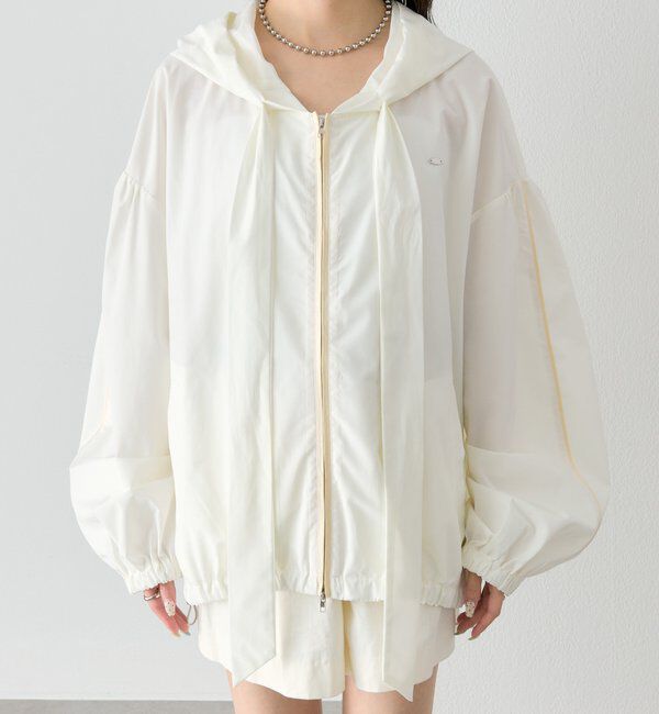  「ボウタイフーディブルゾン」|ブルゾン・スタジャン|