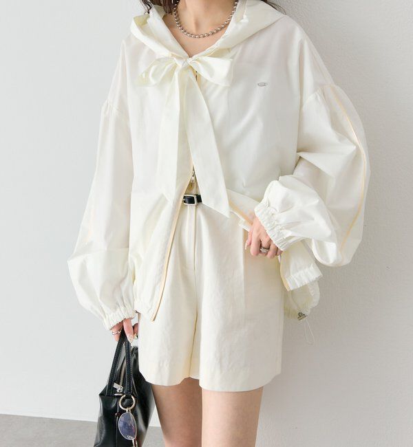  「ボウタイフーディブルゾン」|ブルゾン・スタジャン|