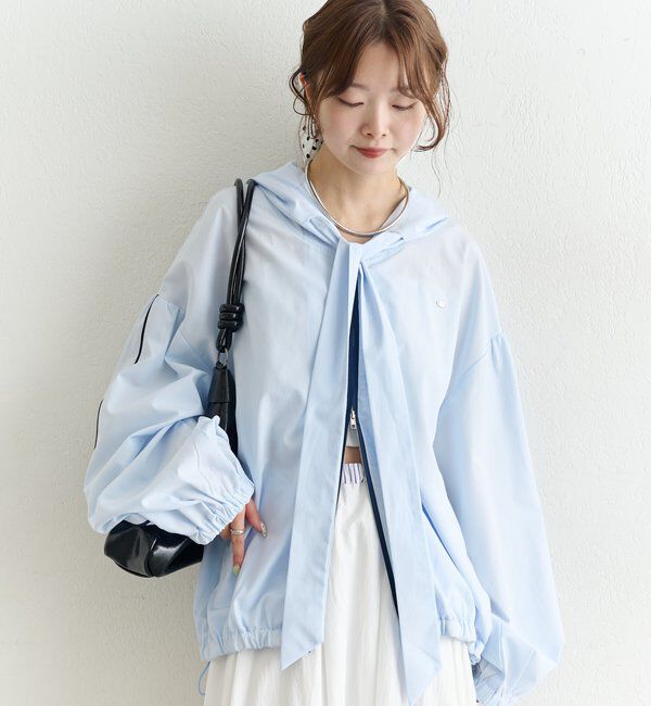  「ボウタイフーディブルゾン」|ブルゾン・スタジャン|